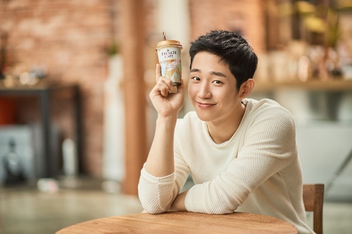 프렌치카페 모델 배우 정해인. 남양유업 제공