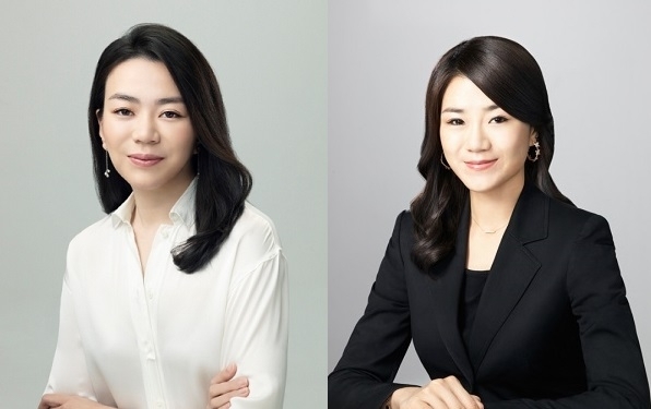 조현아 칼호텔네트워크 사장(왼쪽)과 조현민 대한항공 전무