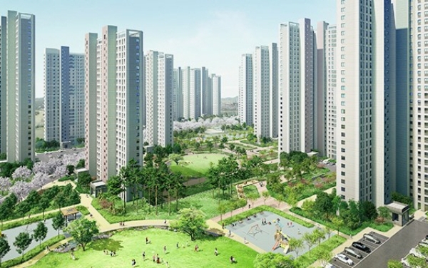 '청주 흥덕파크자이' 조감도. / 사진=GS건설.