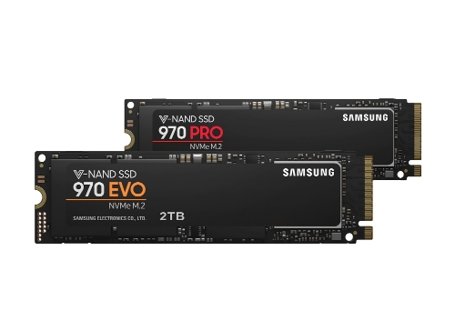 △삼성전자가 새롭게 출시한 최고 성능의 소비자용 NVMe SSD ‘970 PRO ·970 EVO’ 시리즈