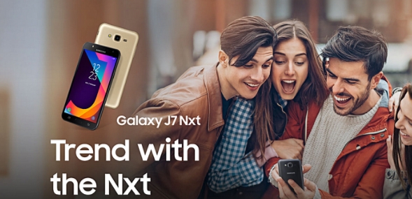 △삼성전자가 인도시장에서 가장 높은 판매량을 기록한 갤럭시J7 Nxt