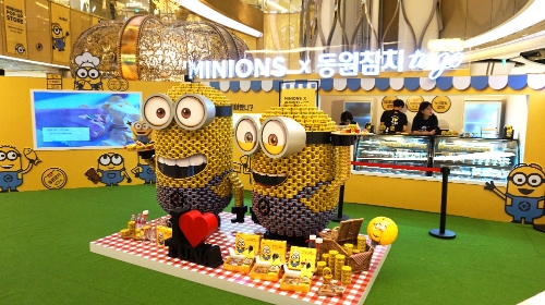 동원참치 미니언즈 팝업스토어. 동원그룹 제공