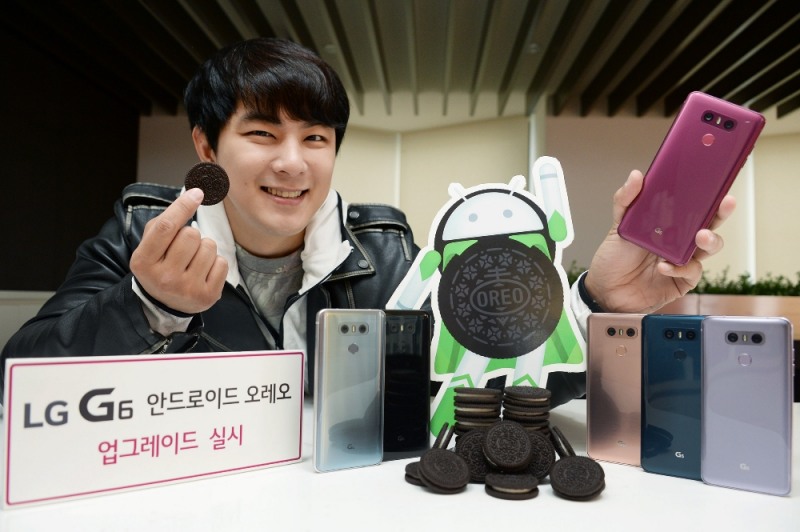 LG G6, 30일부터 안드로이드 8.0 오레오 업데이트