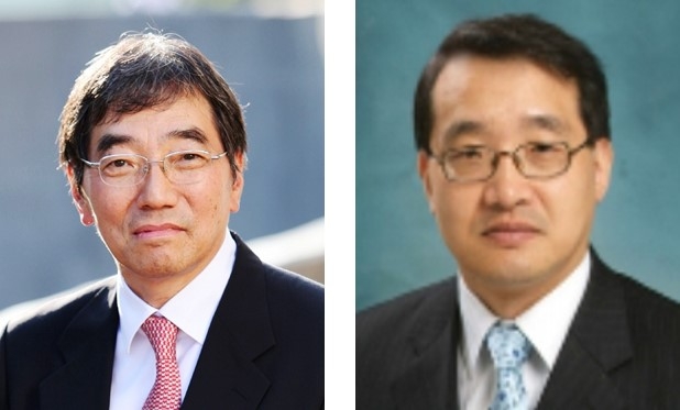 △윤석헌 서울대 객원교수(왼쪽), 원승연 금융감독원 부원장
