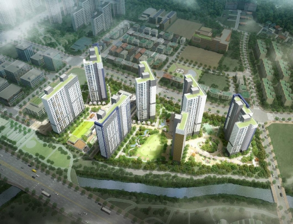 '오산대역 더샵 센트럴파크' 조감도. / 사진=포스코건설.