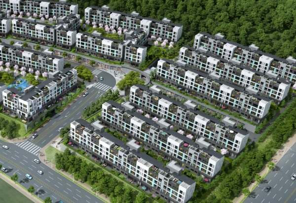 '여수 웅천 꿈에그린 더 테라스' 상업시설 조감도. / 사진=한화건설.