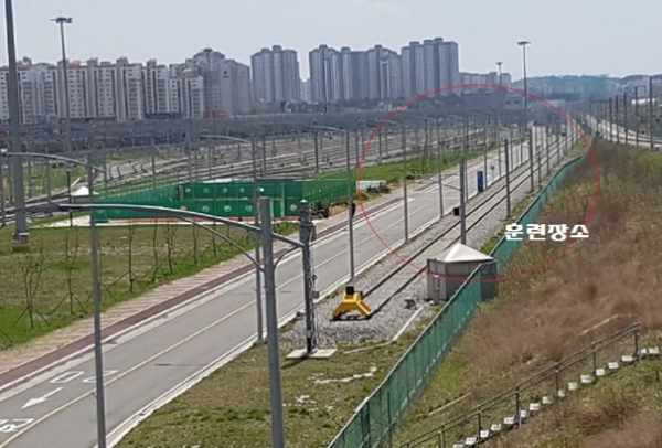 17일 훈련장소 전경. / 사진=국토교통부.