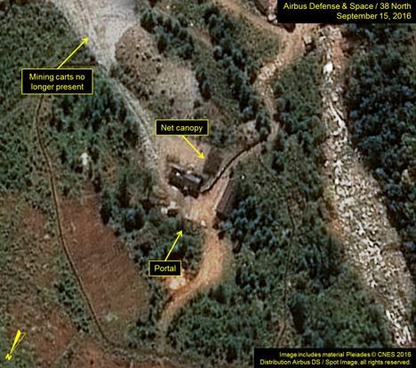 △풍계리 인근 위성사진 / 사진=38노스