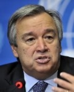 안토니오 구테헤스 UN사무총장.