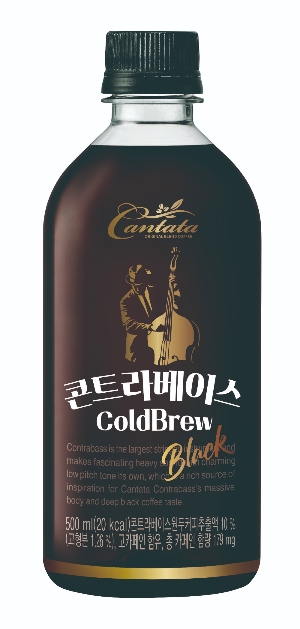 칸타타 콘트라베이스 콜드브루 블랙. 롯데칠성음료 제공