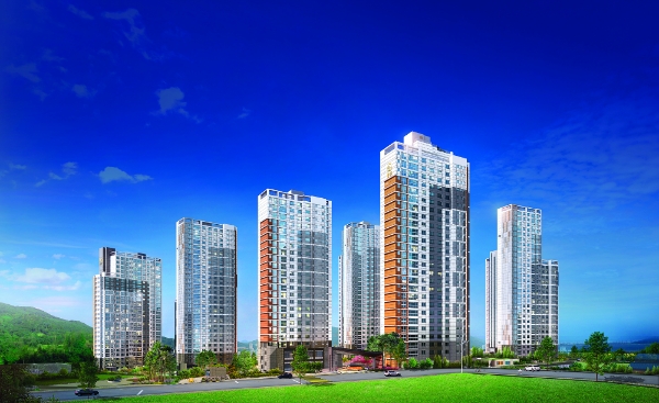 사하 구평지구 중흥S-클래스 투시도. / 사진=중봉건설.