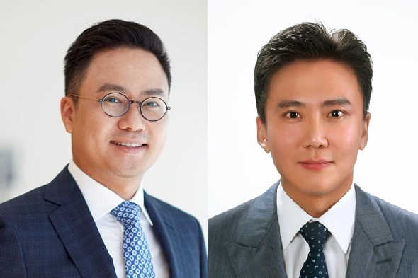 홍정국 BGF리테일 부사장(좌)과 홍정혁 BGF 상무. BGF 제공