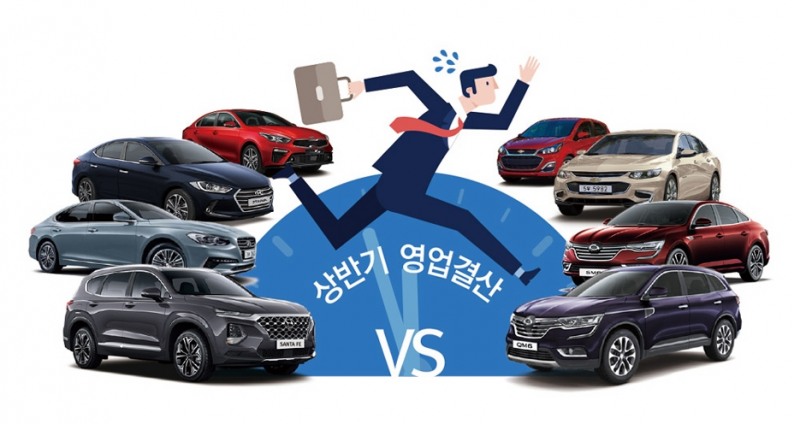현대·기아차 vs GM·르노 6월 판매 ‘대회전’