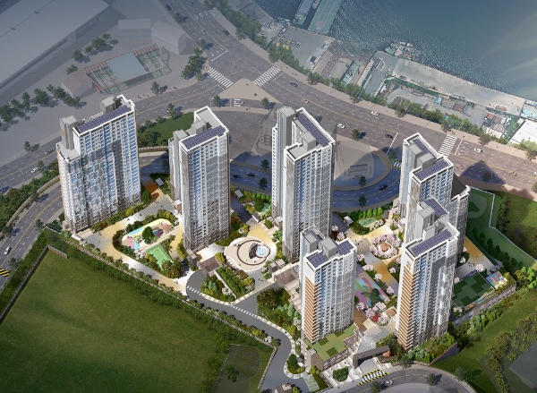 사하 구평지구 중흥S-클래스 투시도. / 사진=중봉건설.