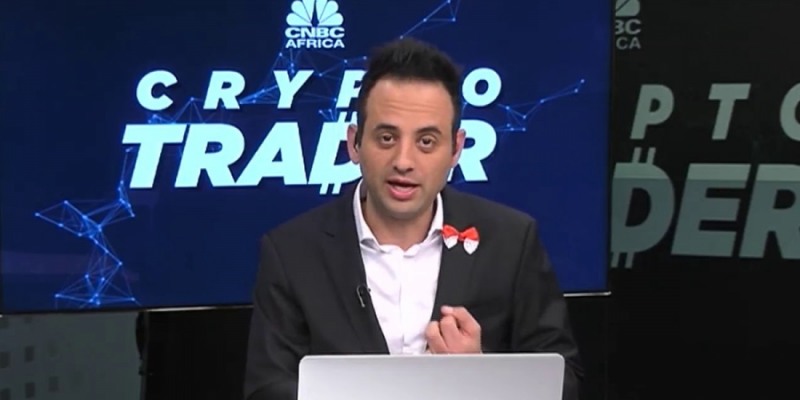 △CNBC ‘크립토트레이더 쇼(Cryptotrader show)’ 진행자 랜 노이너 / 사진=CNBC 방송화면