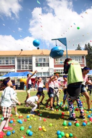 팔도 동심운동회 개최 모습. 한국야쿠르트 제공