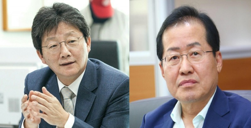 △유승민 바른미래당 공동대표 (좌), 홍준표 자유한국당 대표 (우) / 사진=각 의원 페이스북