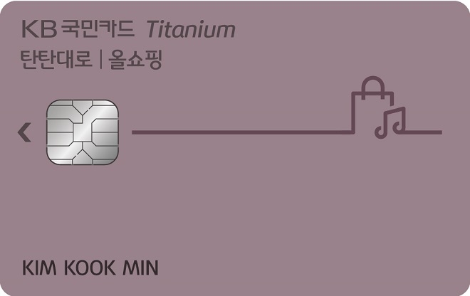 KB국민 올쇼핑 티타늄 카드