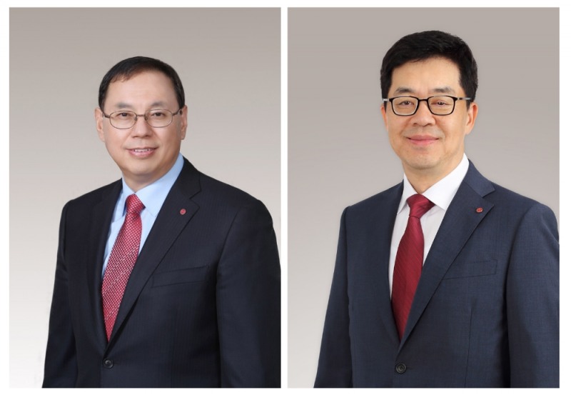 △조성진 LG전자 부회장(대표이사·CEO)과 박일평 사장(CTO)