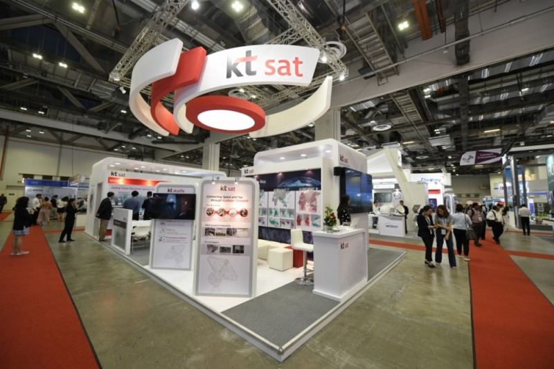 △KT SAT 단독 전시관 전경 / 사진=KT SAT
