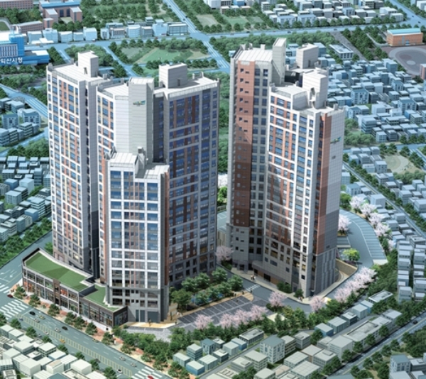 지난달 청약을 받은 익산 마동 코아루 디벨리체 조감도. / 사진=해당 단지 홈페이지 캡쳐.