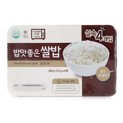 냉동 즉석밥 '밥맛 좋은 쌀밥'. 이마트 제공 