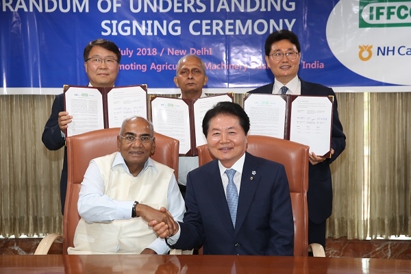 김병원 농협중앙회장, 인도 시장에 한국농협 알리다