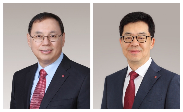 △LG전자 조성진 부회장(CEO)과 박일평 사장(CTO)