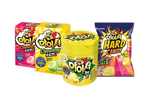 '아이셔' 브랜드 3종. 오리온 제공