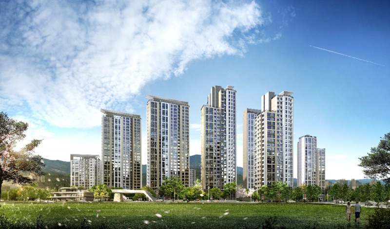 노원 꿈에그린 투시도. /사진제공=한화건설