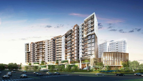 2018 싱가포르 Forest Woods 콘도미니엄 조감도. /사진=쌍용건설.