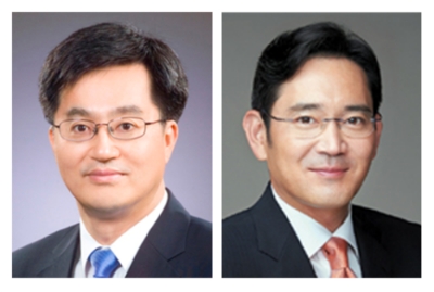 △김동연 경제부총리 겸 기획재정부 장관(왼쪽), 이재용 삼성전자 부회장