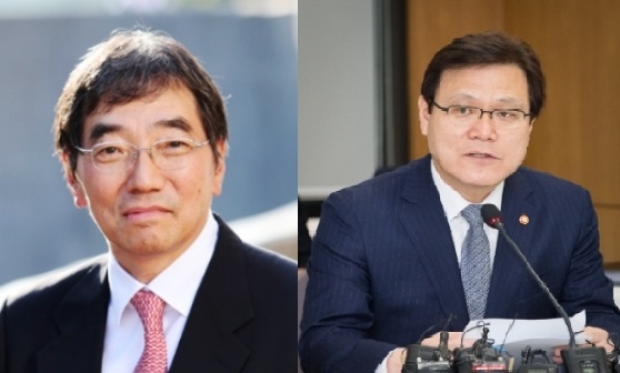 △윤석헌 금융감독원장 (좌), 최종구 금융위원장 (우)