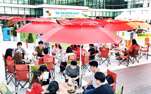 7일 서울 등촌동 홈플러스 본사에서 진행된 2018 대졸 인턴사원 채용 설명회. 홈플러스 제공