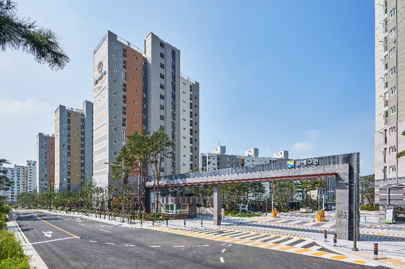서산 동문 꿈에그린 단지 전경. /사진제공=한화건설