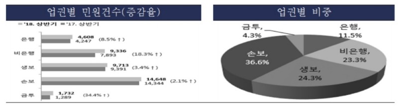 P2P·암보험 등 집단민원에 상반기 금융민원 4만37건 접수