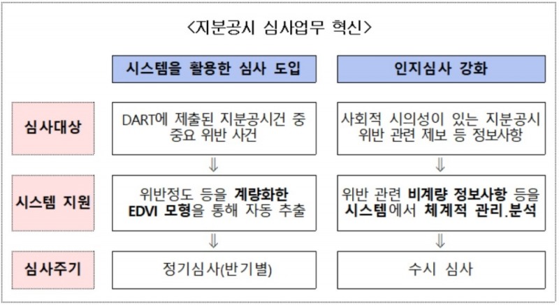 금감원, 지분공시 중요사건 핀셋검사…인지심사 강화