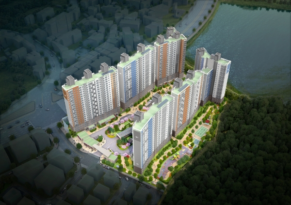 경산 진량선화지구 호반베르디움 조감도. /사진=호반건설.