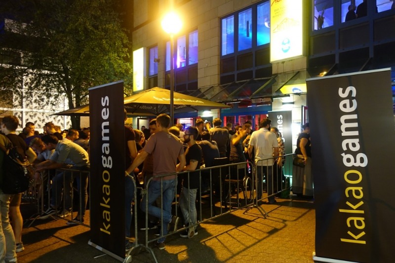 △‘게임스컴 2018’ 네트워킹 행사 현장 / 사진=카카오게임즈