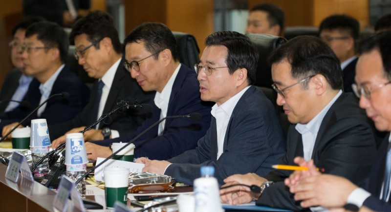 김용범 금융위원회 부위원장이 30일 여의도 한국거래소에서 제약·바이오 업계 회계처리 투명성 관련 간담회를 진행했다. 사진=금융위원회