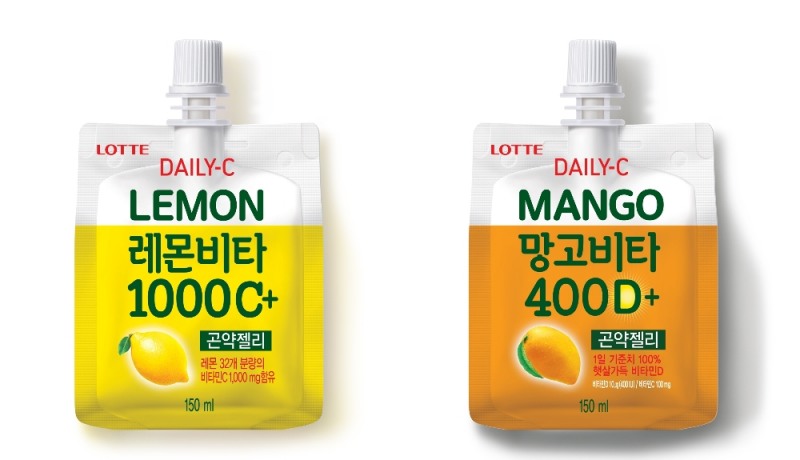 롯데칠성음료, 건강 디저트 '데일리-C 곤약젤리' 2종 출시