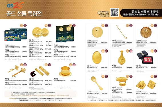 ▲GS25 추석선물세트 ‘금상품’