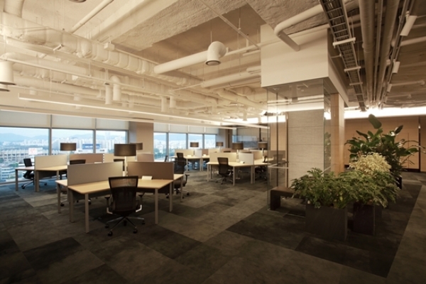 HDC 신사옥 사무공간. /사진=HDC.