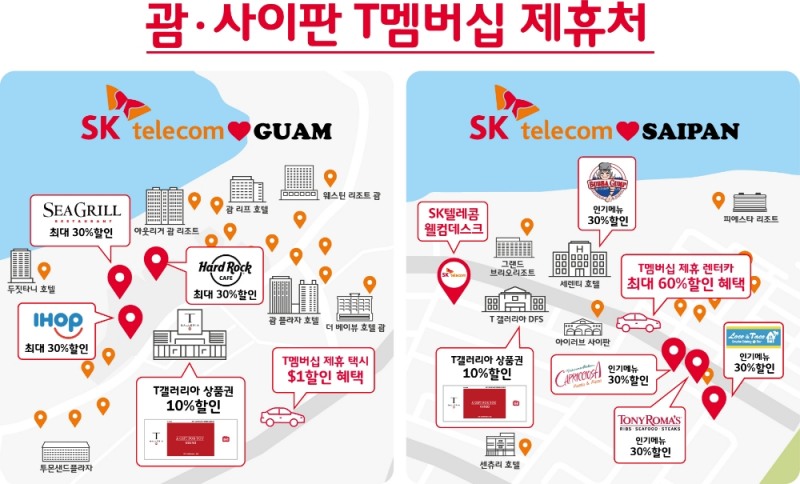 해외서도 내 요금제 그대로 쓴다…SKT ‘T괌·사이판패스’ 출시