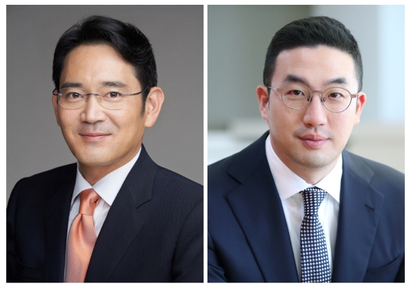 △이재용 삼성전자 부회장과 구광모 ㈜LG 회장