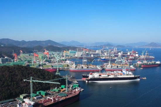 삼성중공업 거제조선소 전경. 사진=삼성중공업.