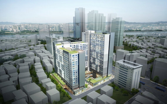 서울 합정역 역세권 청년주택 조감도. /사진제공=서울시