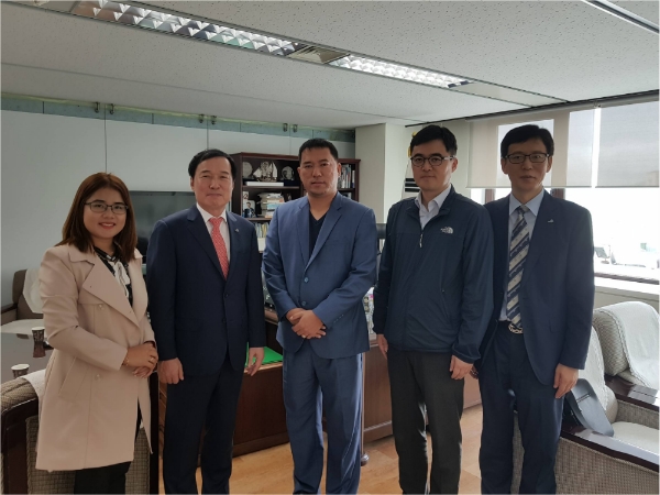킴행 캄보디아감정평가사협회장은 지난 21일 한국감정평가사협회를 방문했다. /사진=한국감정평가사협회.