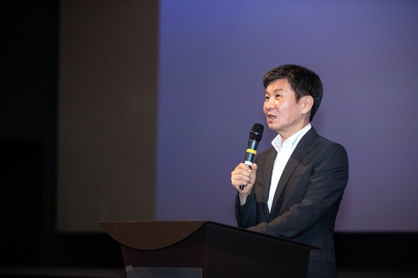 지난 18일 'BT프로젝트 7차 워크숍'에 참석한 정몽규 HDC그룹 회장. /사진=HDC그룹.