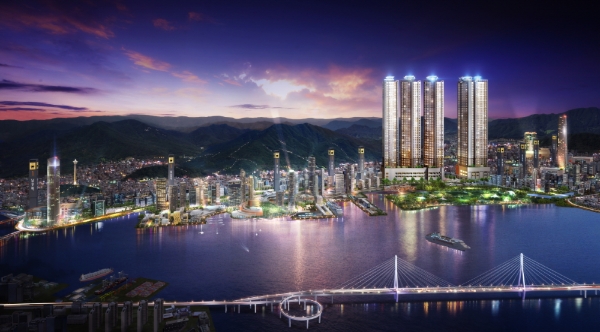 부산항 일동 미라주 더오션 투시도. /사진=(주)일동.